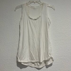 Women's White Athletic Tank Top